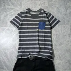 archive s/s tee fade striped Y2K street