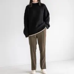 【LOWRYS FARM】スリットパンツ