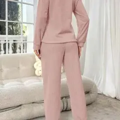 シーイン　ピンク フリース ルームウェア