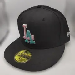 ◆4519 NEWERA　ロサンゼルスドジャース　ブラック　キャップ