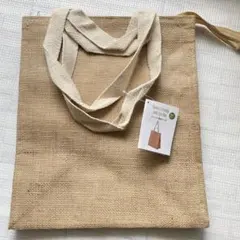 新品 ジュート 保冷バッグ 大容量 エコバッグ トート ナチュラル