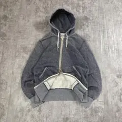 archive old uniqlo zip up hoodie y2k