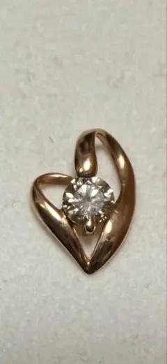 プラチナ✨pt900✨ハートネックレストップ☆0.50ct - メルカリ