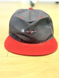 Champion キャップ ネイビー レッド バイカラー
