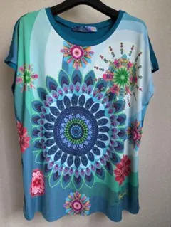 Desigual 半袖 Tシャツ 花柄 Lサイズのサムネイル