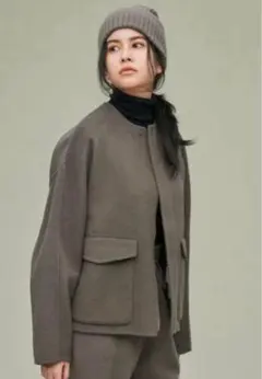 uncrave リバーショートコート（セットのパンツおまけに付けます）