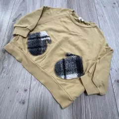 samansamos2lagom ミトン刺繍 トレーナー 95cm