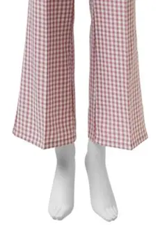 今田美桜 ギンガムチェックフレアパンツ
