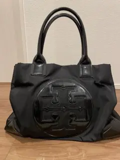 美品】トリーバーチ エラ トートバッグ ナイロン レザー 肩掛け A4可