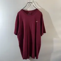 A-173 90s 00s Nike ヴィンテージ刺繍ロゴTシャツ L