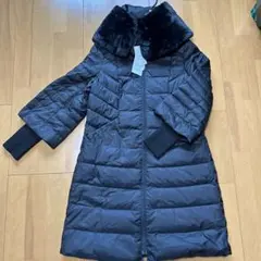 ファー襟付ロングダウンコート　　定価34,800円＋tax
