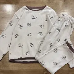 アンパサンド　長袖　パジャマ　130 男の子　女の子　パンダのサムネイル