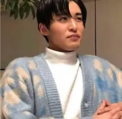 Waikei レオパードカーディガン　目黒蓮着用