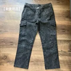 ヘビ柄カーゴパンツ 29/64cm レディースパンツ　アンクルパンツ
