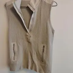 GERARD DAREL グレー色 ニットベスト