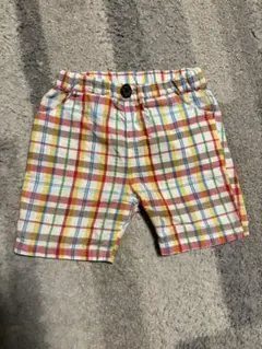 ホットビスケッツ チェック柄パンツ 80サイズ