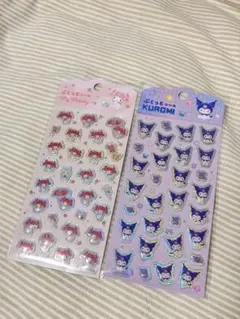 サンリオ　ぷっくりシール　2つセット　(マイメロディ、クロミ)