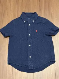 Ralph Lauren ネイビー ボタンダウンシャツ 3T