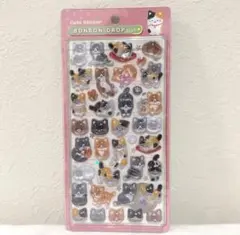 【正規品】和柄ボンボンドロップシール 和猫