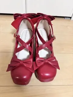星名桜子　しまむら　ロリータ　コスプレ　パンプス　レッドのサムネイル