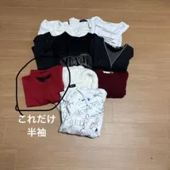 F（フリーサイズ）Mサイズ、Lサイズの長袖Tシャツ
