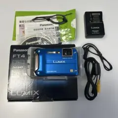 Panasonic FT4 防水　デジタルカメラ ブルー　付属品　完動品　良品 2026年最新】panasonic ft4の人気アイテム - メルカリ