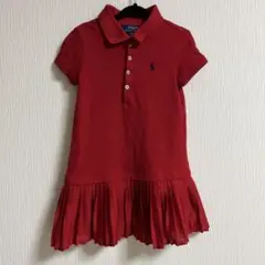 ポロ　ラルフローレン　キッズ　女の子　プリーツワンピース100㎝