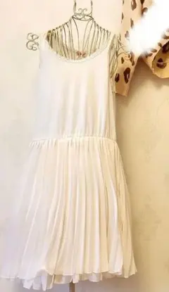 ドッキングプリーツスカートワンピース インナー