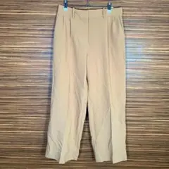ザラ ZARA パンツ ズボン スラックス Mサイズ 茶色 ブラウン 無地のサムネイル