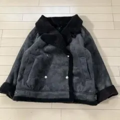 11.13 KBF ケービーエフ フェイクムートンジャケット グレー One