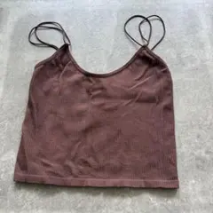 ZARA キャミソール ブラウン XS-Sのサムネイル