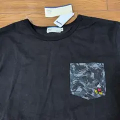 Right-on　Disney ミッキーマウス Tシャツ M ブラックのサムネイル