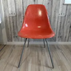 イームズ FRP シェルチェア Hベース レッドオレンジ 50s Vintageのサムネイル