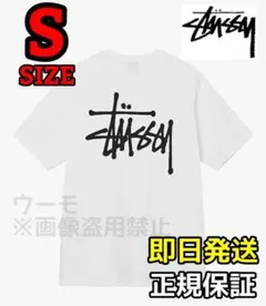 ステューシー BASIC ベーシック Tシャツ 半袖 ホワイト S