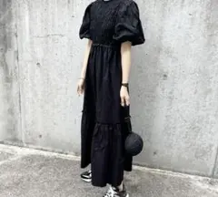 ZARA ポプリンパネルワンピース　ポケット付き