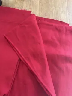 リネン　肉厚　赤