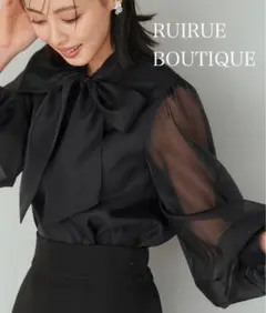 《本日限定SALE》RUIRUE BOUTIQUE｜Ｍサイズ｜ボウタイブラウス