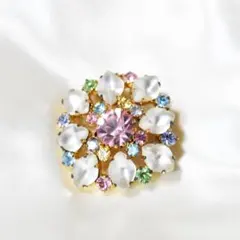 ヴィンテージ　フロストガラスブローチ 2025年最新】フロストガラス ブローチの人気アイテム - メルカリ