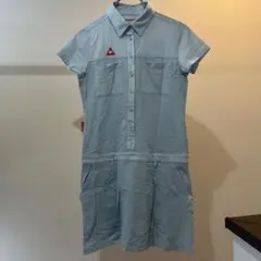 le coq sportif 水色 ポロワンピース