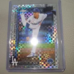 2025 topps chrome x-refractor 山本由伸