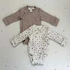 H&M ADORABLES ボディスーツ2枚セット 3mのサムネイル