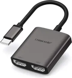 USB C HDMI 変換アダプタ 4K@60Hz 2-in-1
