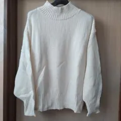 SEASON REASON by lin red オフホワイトハイネックニットM