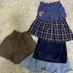 女の子　夏物　短パン　キュロット　7点　まとめ売り