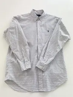 Ralph Lauren チェックシャツ M ボタンダウン 古着