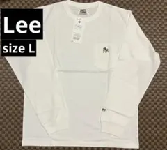【新品】Lee ホワイト 長袖カットソーL