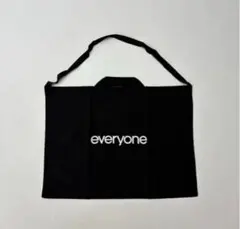 everyone nylon big shoulder bag (BLACK) - メルカリ