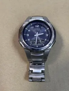 1020CASIO電波ソーラー デジタル WVA-400J メンズ 腕時計稼働品
