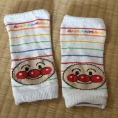 アンパンマン ベビーレッグウォーマー ボーダー柄