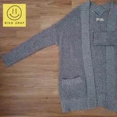 美品 古着 HOLLISTER ざっくりニット ロングカーディガン S